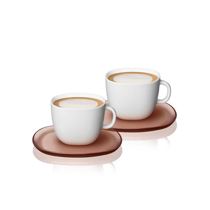 

Creative cappuccino coffee cup set ceramic coffee cup 180ml * 2 sets