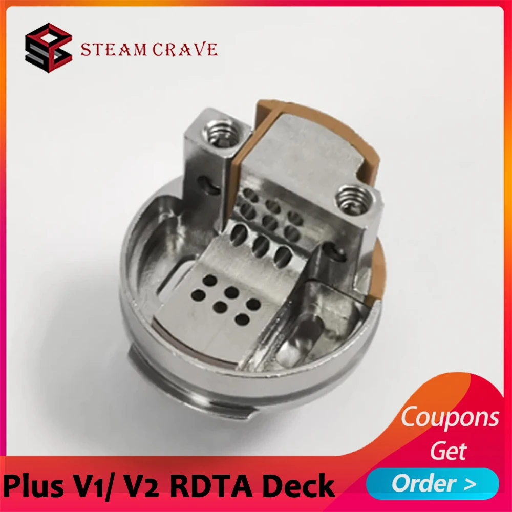 

Steam Crave Single Coil Deck Electronic Cigarette Vape Accessories For Aromamizer Plus V1 V2 RDTA 8ml/16ml Capacity Atomizer