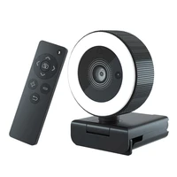 2k webcam with built in microphone 24 led lights with remote control webcam is suitable for video calls online meetings