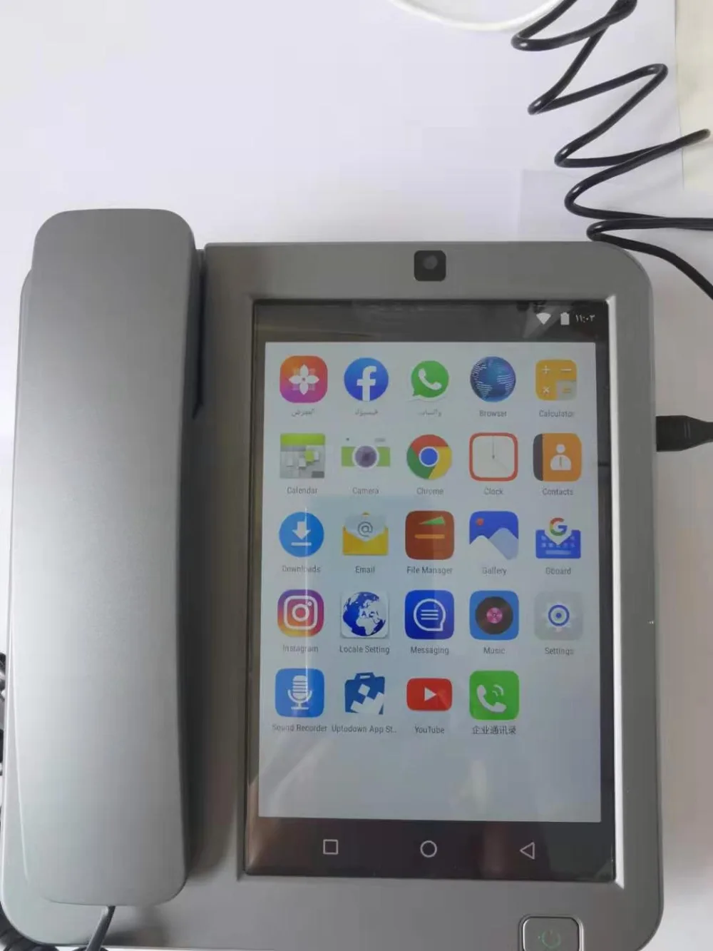 4G LTE Android Смарт фиксированный телефон SIM карта сенсорный экран видео звонок телефон с Wi-Fi запись для домашнего бизнеса