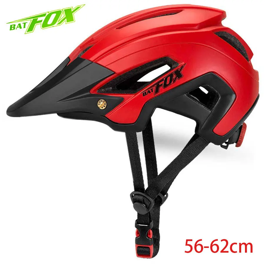 BATFOX велосипедный шлем Bicycke MTB велосипедные шлемы оранжевые мужские горные защитные шлемы для езды на велосипеде Fietshelm женские сверхлегкие спортивные шлемы для активного отдыха - Цвет: 692-Red-Black