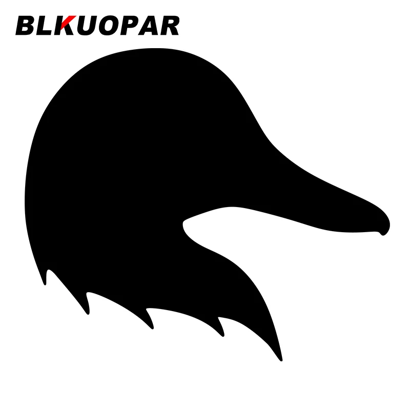 

Силуэт головы утки BLKUOPAR, автомобильные наклейки, аналогичный прикус, царапины, автомобильные аксессуары, бампер для камеры, товары для твор...