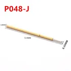 100 Флейта с пружинным зондом, флейта с внешним диаметром 0,48 мм, общая длина 12 мм, штифт для тестирования печатной платы