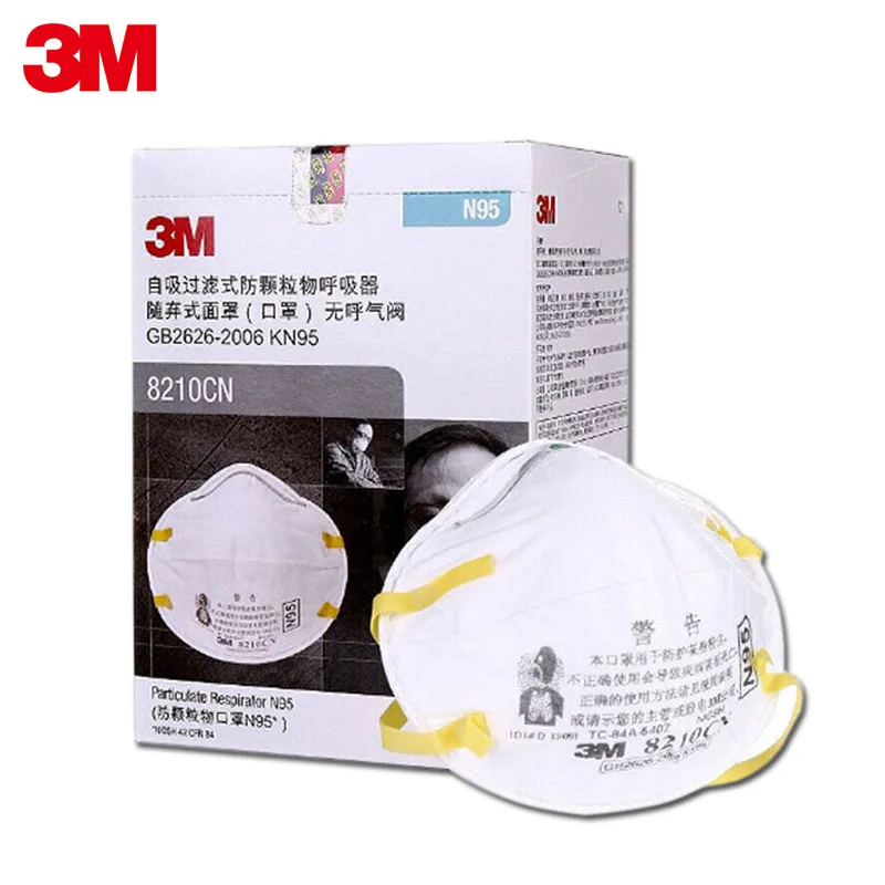 Маска одноразовая для лица 3M 8210CN Mascarilla KN95 | Красота и здоровье