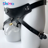smmq male chastity belt strap on plastic cock ring men chastity cage holes breathable five sizes rings couples sex toy