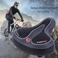 comfortable wide big bum bike bicycle gel cruiser extra sporty soft pad bike saddle seat suitable for any type