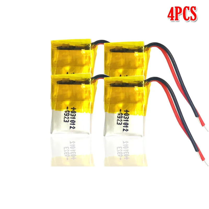 4pcs 1 шт. 30 мАч 3,7 в 301012 литий-полимерная lipo аккумуляторная батарея для gps MP3 MP4 PAD DVD DIY bluetooth наушники Динамик телефон - Цвет: 4pcs
