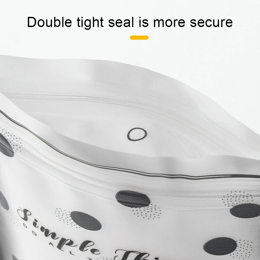 Прозрачные пластиковые пакеты для хранения еды с замком на молнии