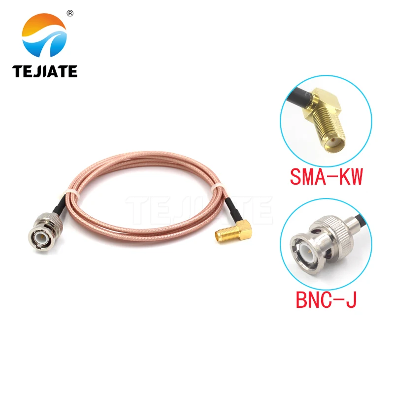 1 шт. TEJIATE адаптер кабель с байонетным коаксиальным разъемом SMA Тип BNC J