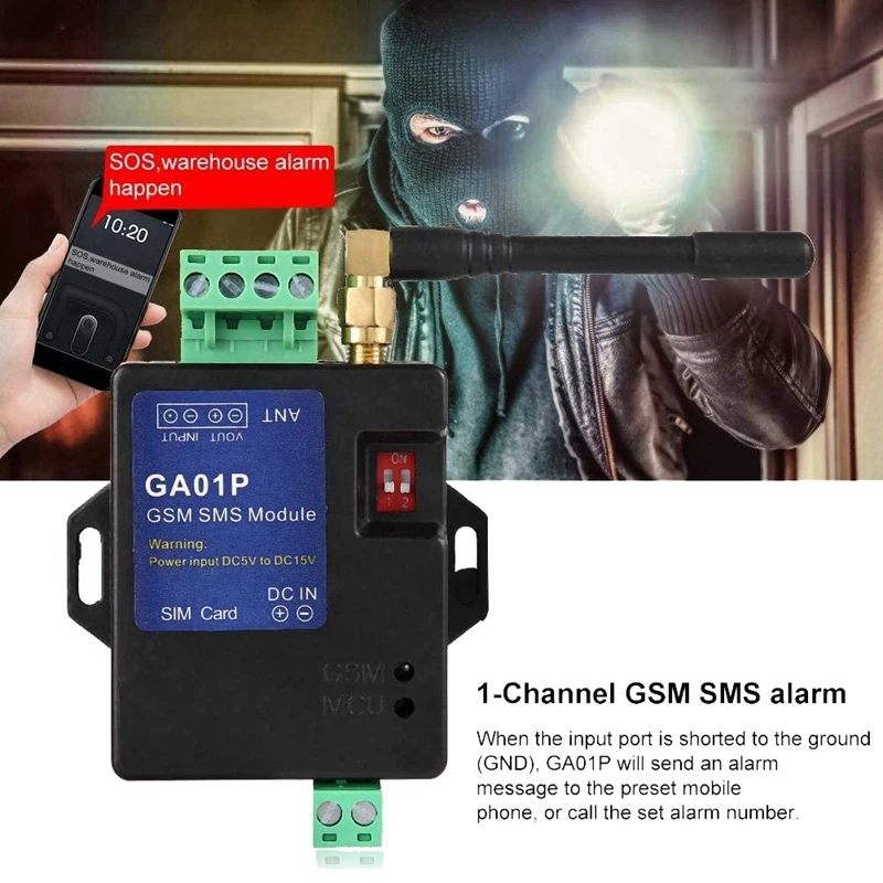 GSM сигнализация смарт пульт дистанционного управления с оповещением о сбоях