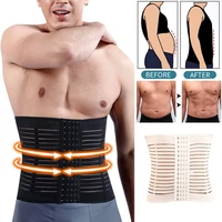 men body shaper slimming waist trainer belt corset for abdomen belly shapers abdomen control fitness compression shapewear