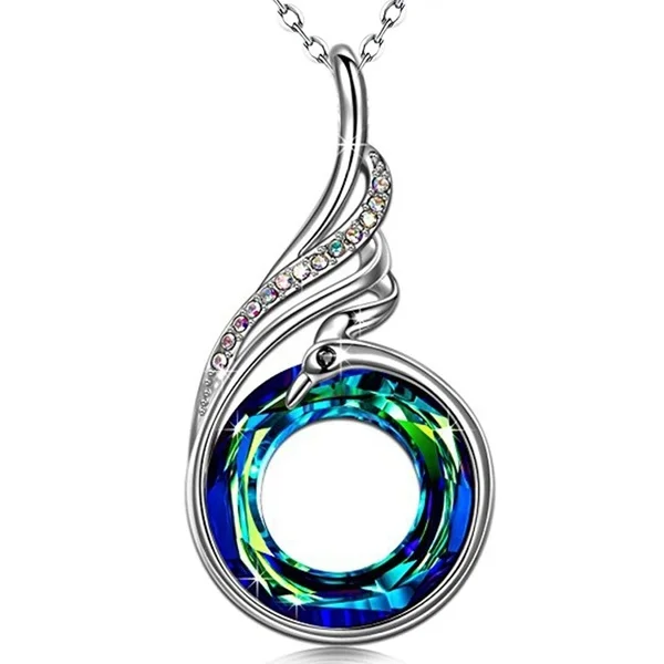 Модная богемная Nirvana Ожерелье Феникса для женщин Сделано с волшебным кристаллом 2