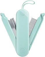 foldable gromming comb pet animal care comb foldable 2 in 1 styling hair comb