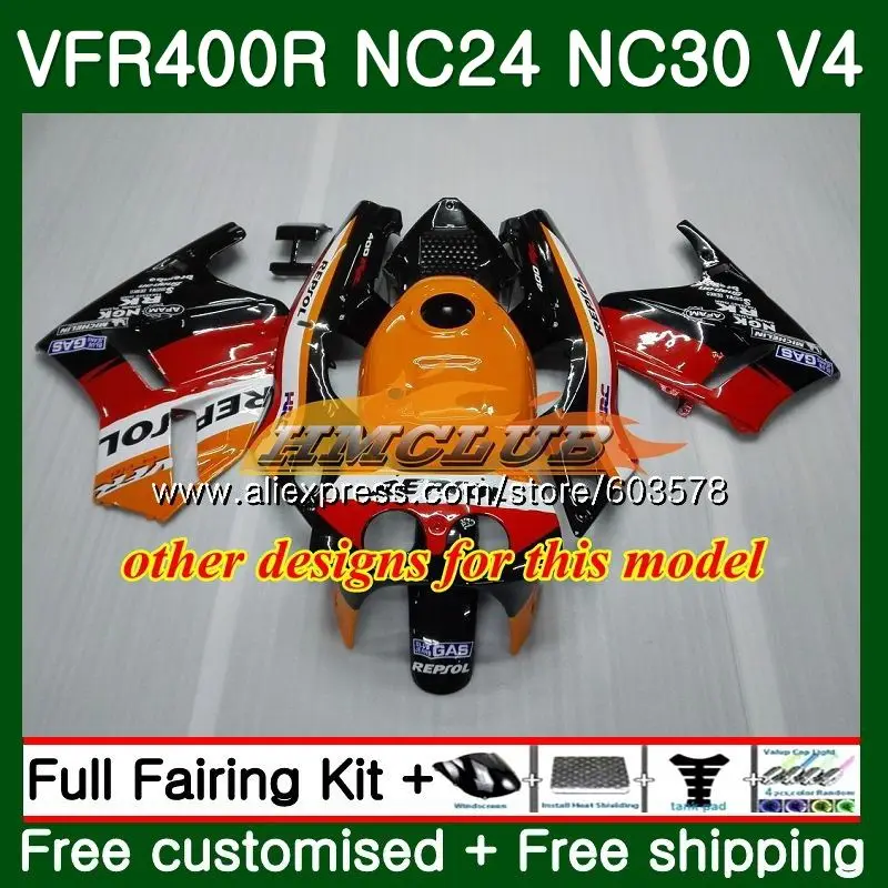 VFR400 R для HONDA VFR400R 1987 1988 1989 1990 1991 1992 наличии красный 98CL. 37 ЛРВ 400 NC24 NC30 87 88 89 90 91 92