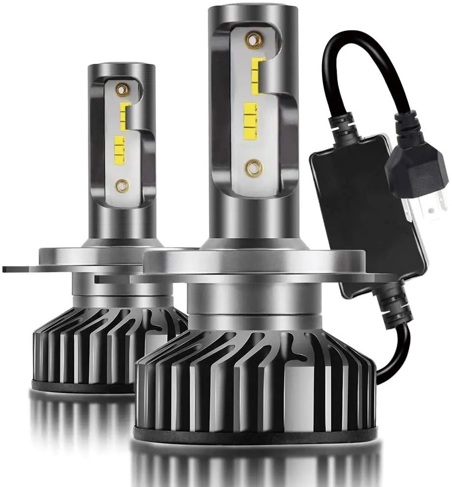 Mini 1860 ZES chips anti-EMC h4 H11 H7 LED Headlight Canbus Bulb 6000K 16000LM Fog lights HB3 9005 HB4 LED H1 Auto Lamp no error