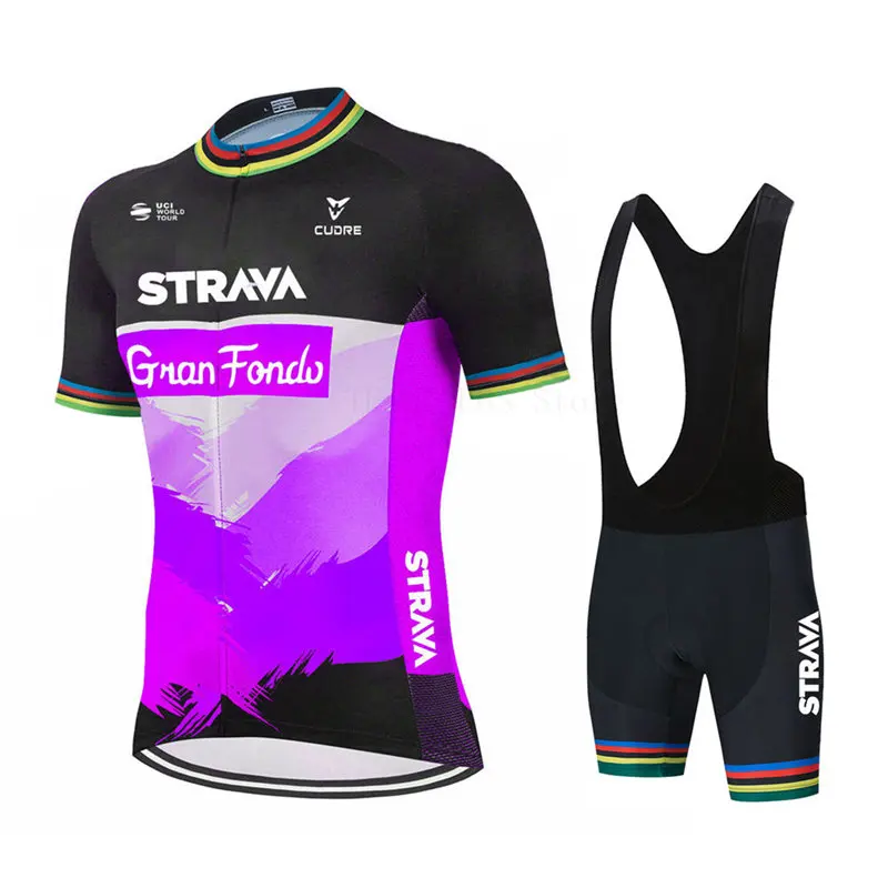 

Трикотажный комплект для велоспорта Strava, дышащий костюм для горного велосипеда, одежда для велоспорта, Новинка лета 2021
