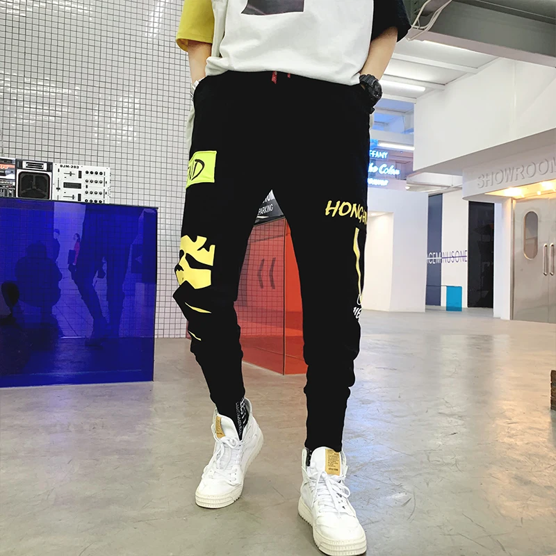 Мужские спортивные брюки повседневные Модные мужские панталоны Supreme 2019s в стиле