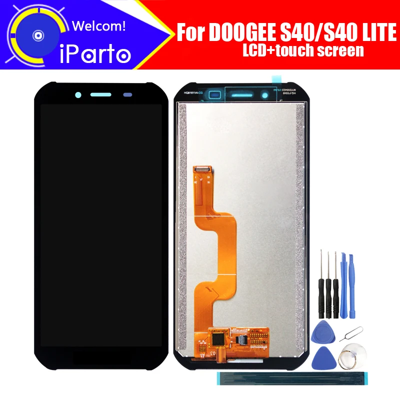 5 дюймов Doogee S40 ЖК дисплей + кодирующий преобразователь сенсорного экрана в сборе