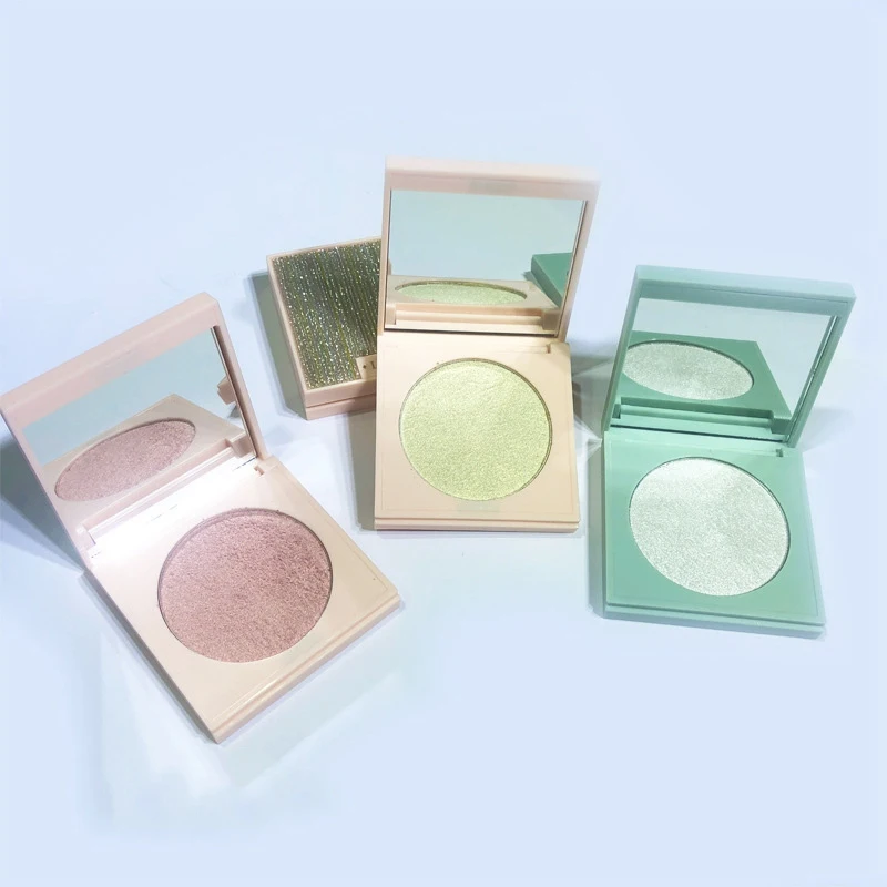 Блестящая блестящая Запеченная пудра для теней век стойкая водостойкая