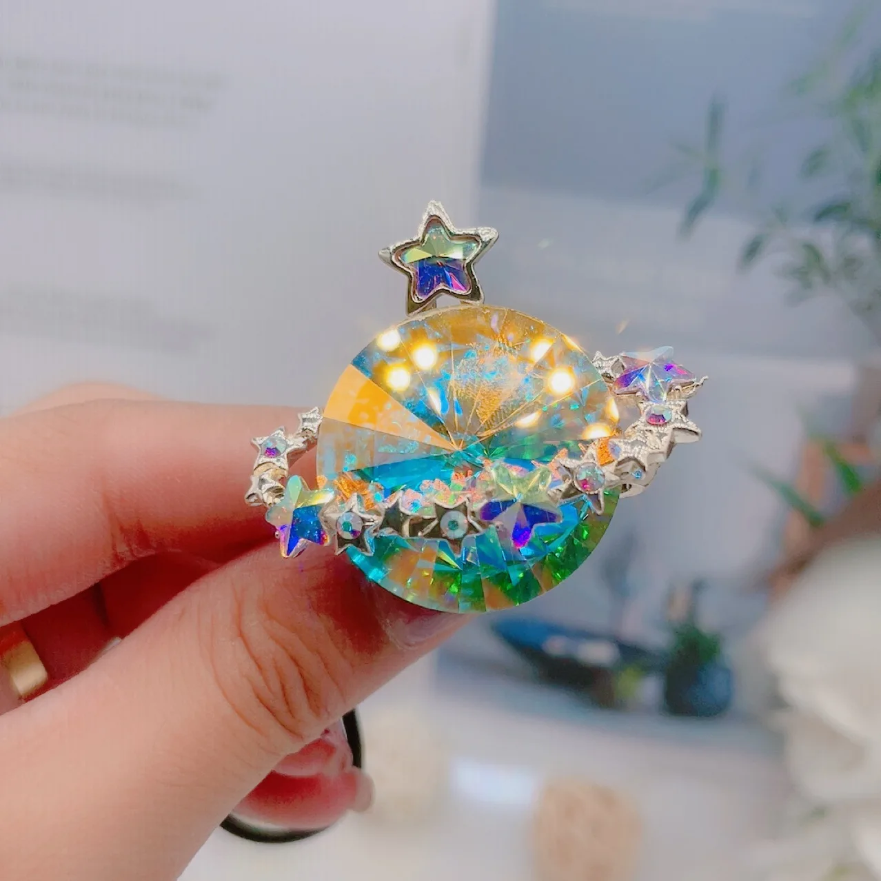 

Набор со шнеком, прекрасная планета, хвосты YouYueFa, круг, бриллиант, Женская веревка, привязанные волосы, стильная Студенческая Модель