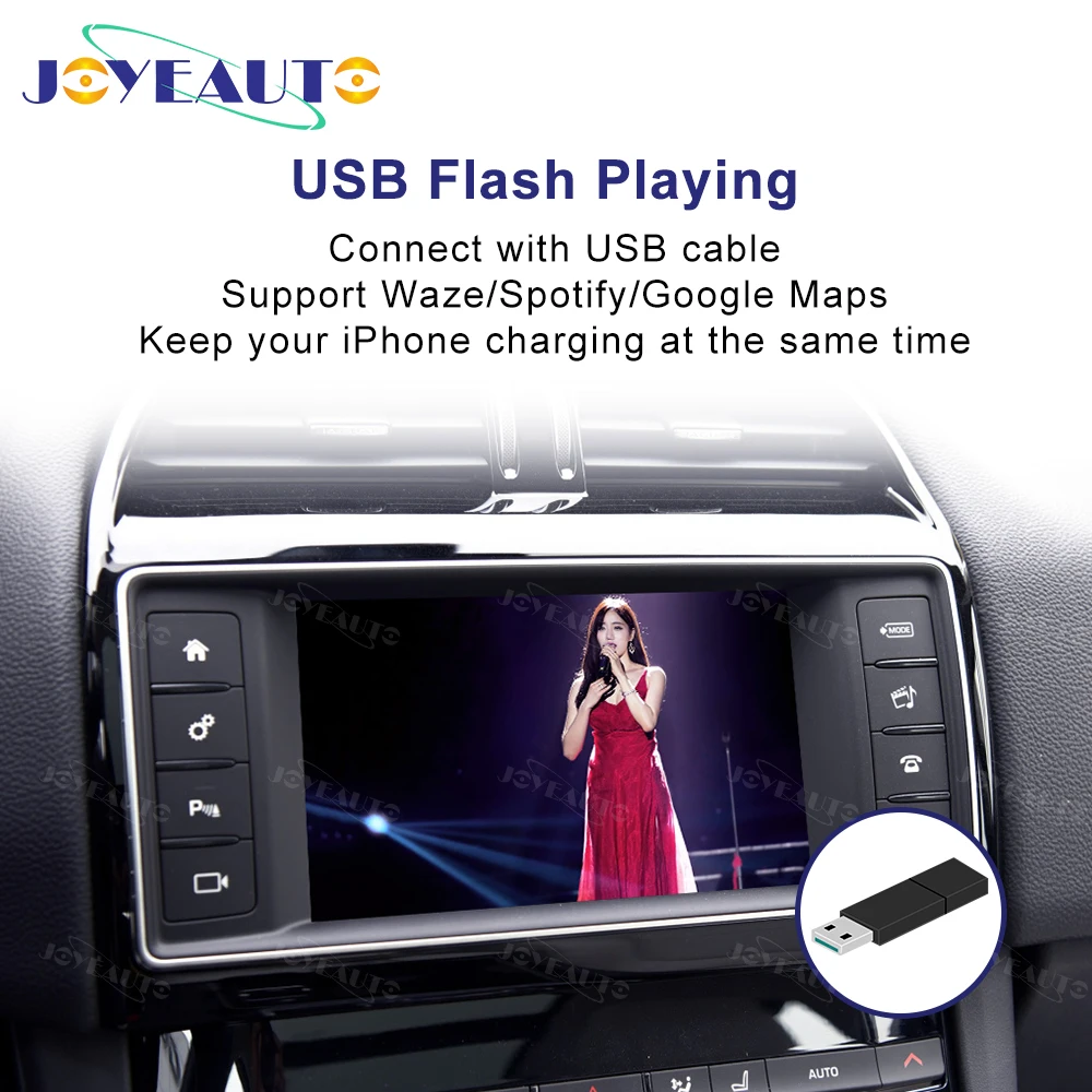 Joyeauto беспроводной Apple Carplay для Jaguar F Pace SUV 2015 Android Auto Mirror Wifi iOS13 Автомобильная камера