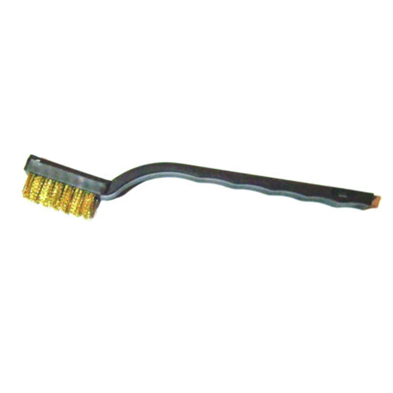 

12 X Wire Brush Mini Micro Steel Brass DIY Paint Rust Remover Removal Metal