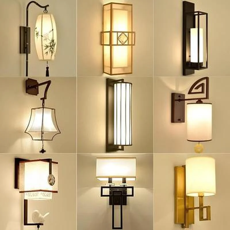 Новый китайский упрощенный гостиной кабинет спальни прикроватный проходной