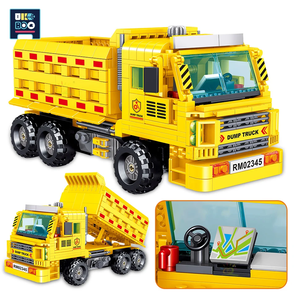 755 шт. высокотехнологичный самосвал автомобиль строительные блоки городское