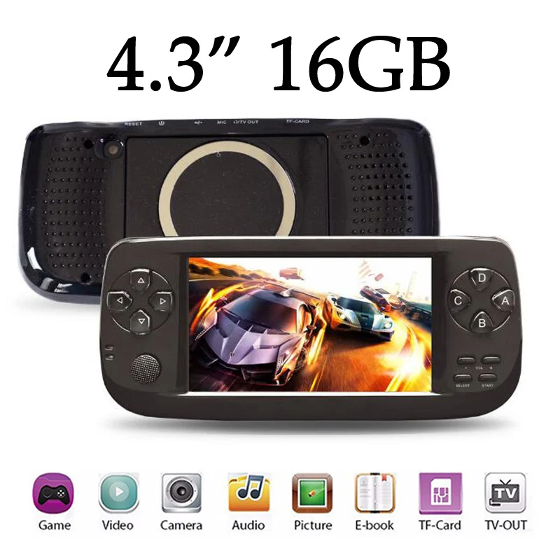 

Coolbaby PAP KIII Ретро портативная игровая консоль встроенные 3000 классических игр поддержка видеоплеера Mp4 AV выход для PS1 детей