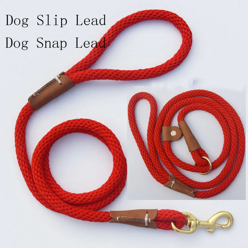 2 шт. высококачественный кожаный поводок для собак + 4 фута 5 футов обучения