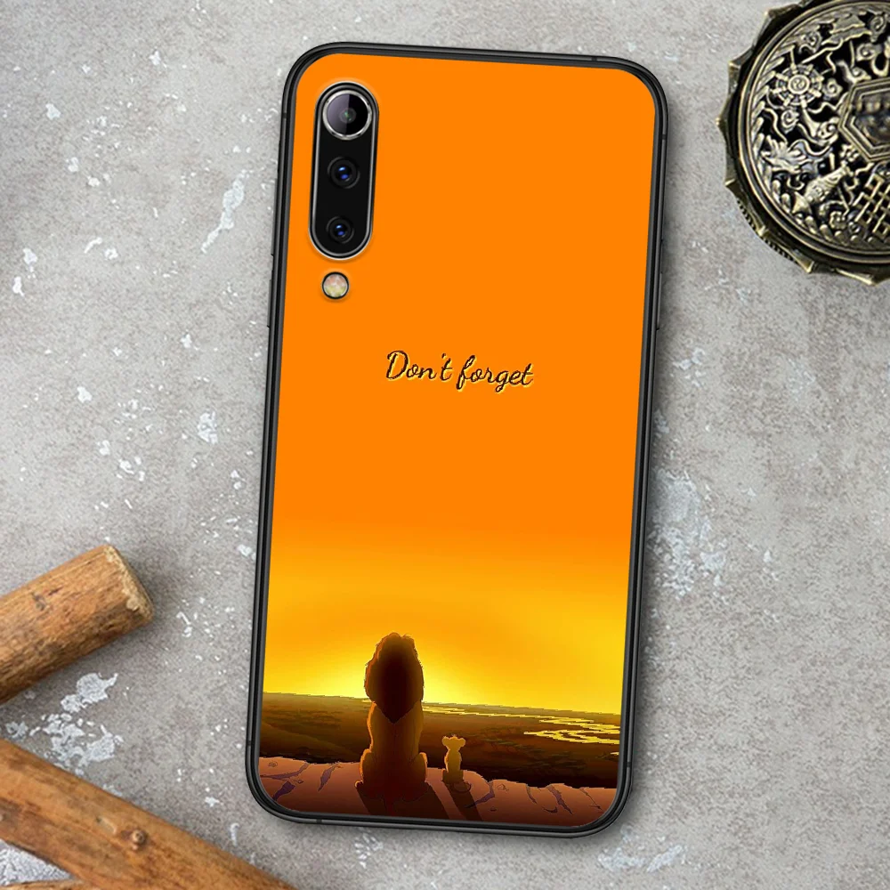 

Lion King Simba Cartoon Phone Case For Xiaomi Mi Note 10 A3 9 MAX 3 A2 8 9 Lite Pro Ultra black Shell Luxury Back Painting
