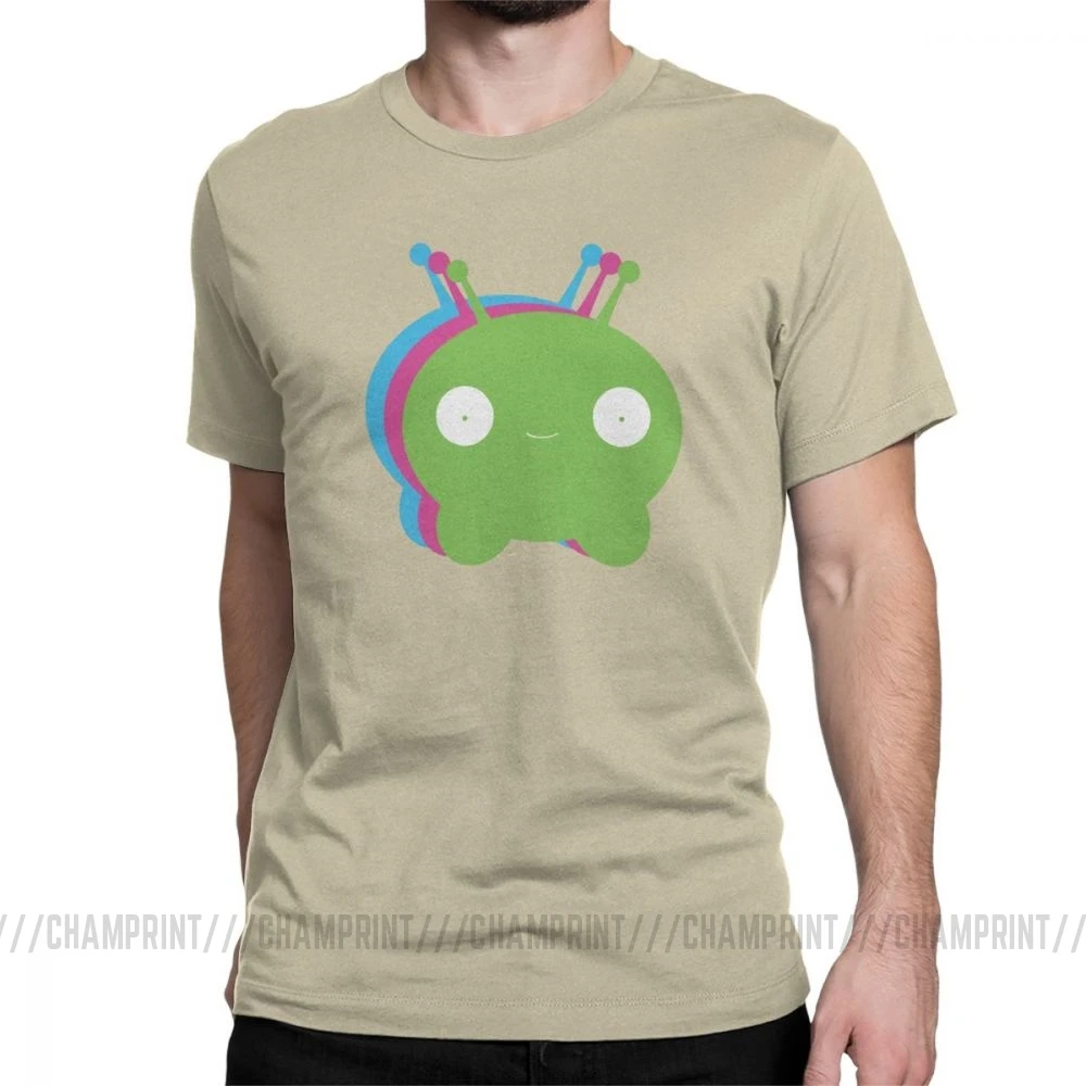 Chookity Dookity Mooncake футболка для мужчин Final Space размера плюс одежда с коротким рукавом Забавные футболки с круглым вырезом хлопковые футболки размера плюс - Цвет: Хаки