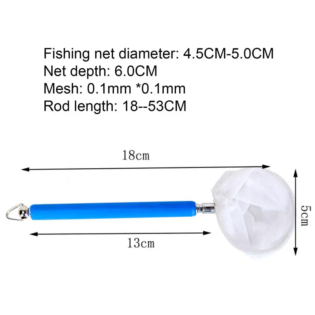 

Portable Mini Adjustable Telescopic Shrimp Fishing Net Mesh Aquarium Accessory