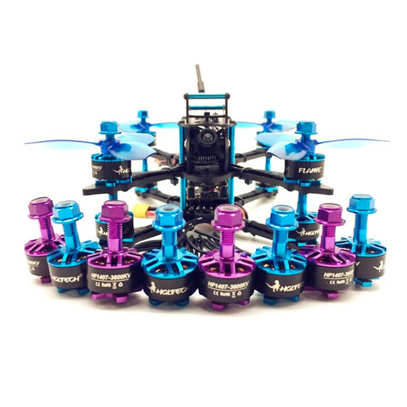 HGLRC Flame 1407 3600KV 3 4S бесщеточный двигатель для RC FPV Racing Freestyle дюймовая зубочистка Cinewhoop