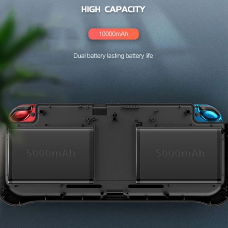 10000MAh Battery Case Power Bank for Nintendo Switch NS Console Game Machine External with Holder Fast Charger | Электроника