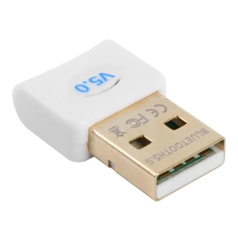 USB Bluetooth 5,0 адаптер ключа с CD встроенным драйвером для bluetooth-устройств, применимых к Windows 7/8/10/Vista/XP MAC OS X