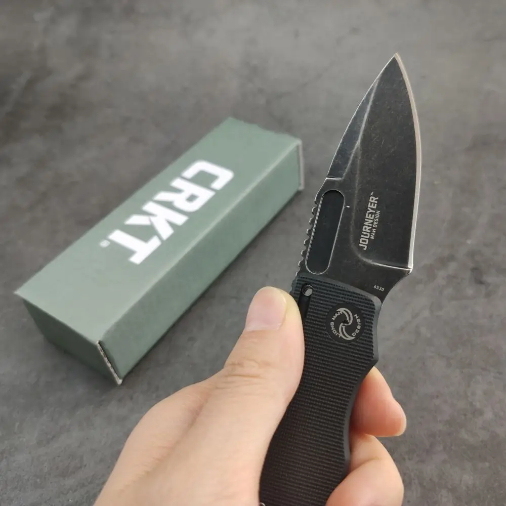 CRKT-653 карманный складной нож с нейлоновой ручкой 8Cr13MoV лезвие Тактический для