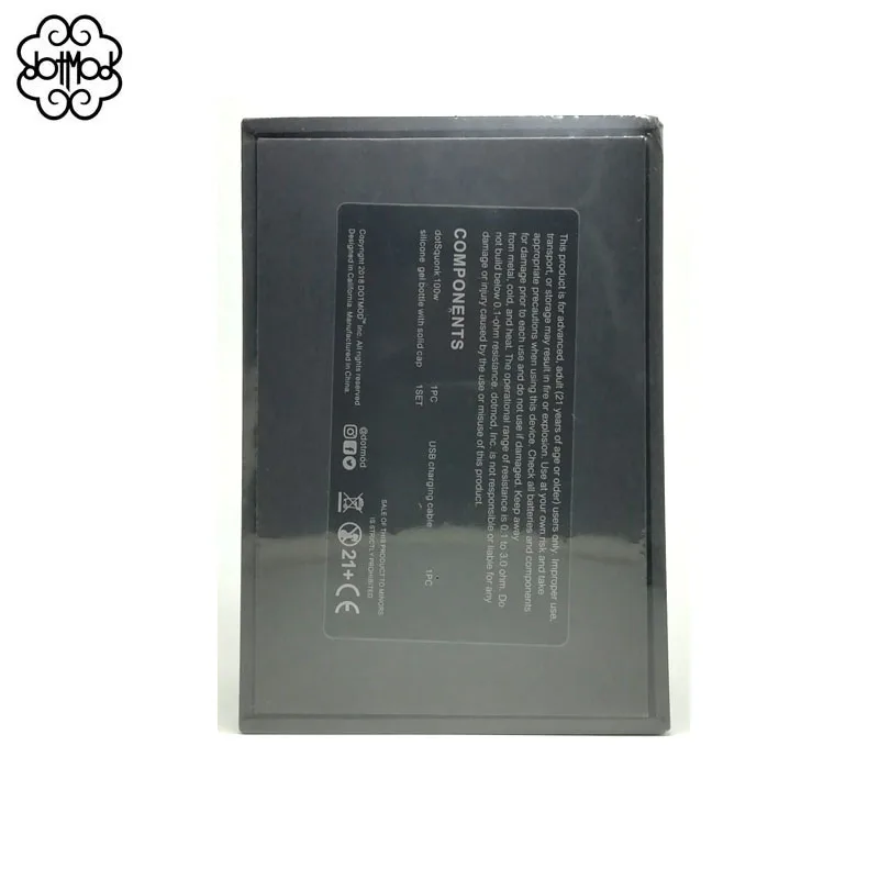 Dotmod Dot Mod Squonk 100 Вт электронные сигареты мод 8 мл емкость Подходит 18650 20700 21700 батарея обход и кривой режим
