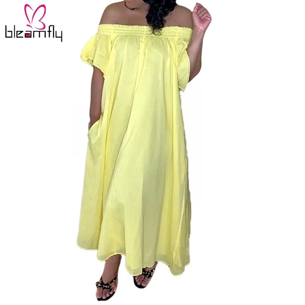 Сексуальное летнее длинное платье с открытыми плечами женские платья макси