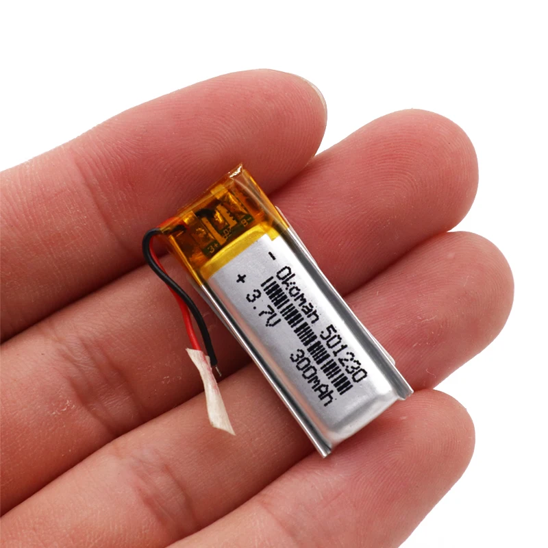3,7 V 300mAh 501230 полимерный перезаряжаемый литий-полимерный аккумулятор для мобильных bluetooth-динамик для наушников MP3MP4