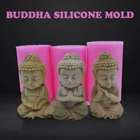 3d mini buddha statue soap candle silicone mold candle wax molds resin epoxy gypsum crafts