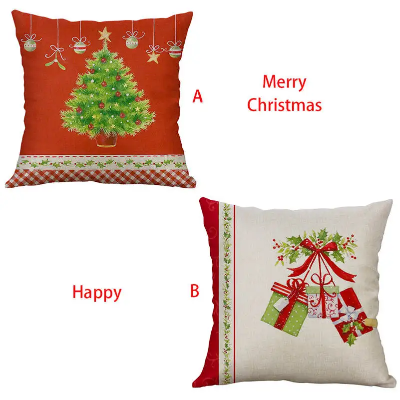 Новинка чехол для подушки в виде рождественской елки дивана на талию