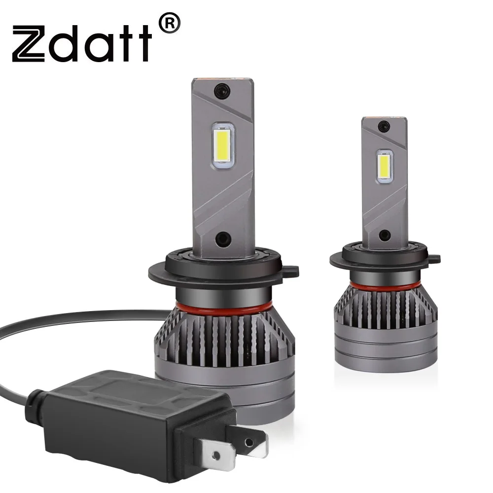 Zdatt H7 Led H4 светодиодные фары 90 Вт реального Мощность H11 H1 Ламповые ленты для 9012 9005
