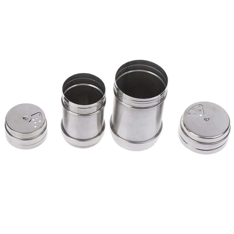 Шейкер для специй из нержавеющей стали сахар соль перец травы бутылочка хранения