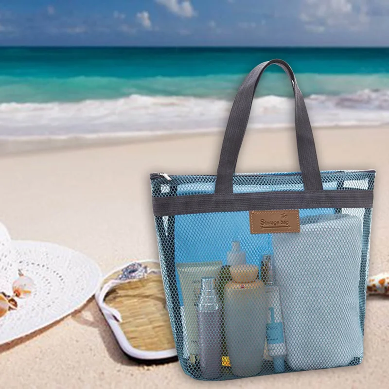 Пляжные Сумки для плавания сумки хранения обуви с цветочной сеткой Женский