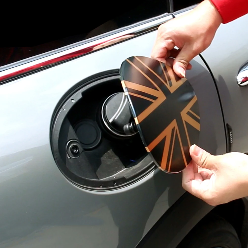 Декоративная наклейка на крышку топливного бака из АБС пластика Union Jack для Mini Cooper