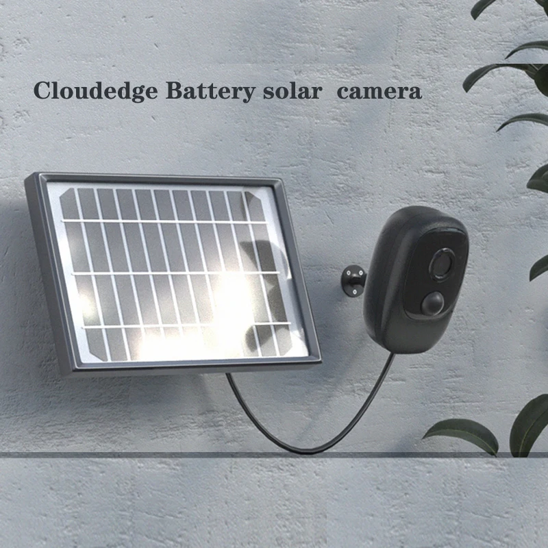 Водонепроницаемая IP камера видеонаблюдения с солнечной батареей|Камеры