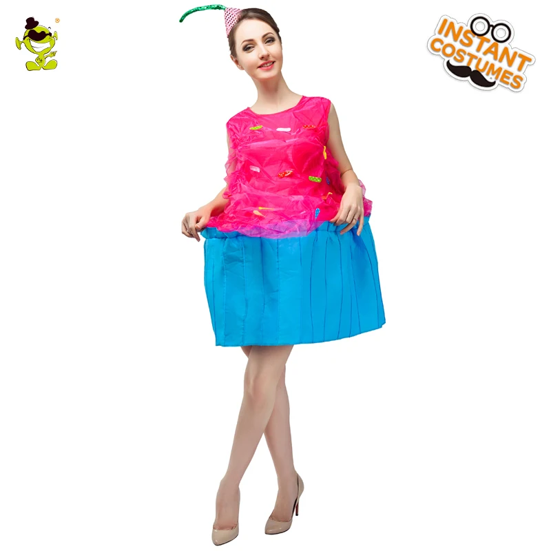 Оригинальный уникальный женский фотокомбинезон для взрослых с рисунком кексов| |