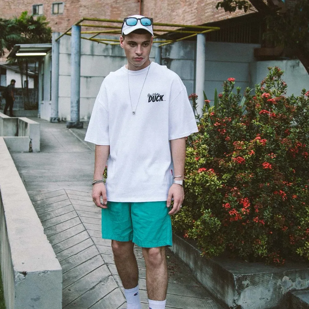 VIISHOW 2018 мужские футболки с рисунком утки модная футболка аниме топы коротким