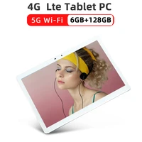 2021 hot sell 10 1inch 10 core 6g128gb android 8 0 wifi tablet pc dual sim dual camera bluetooth 4g phone 5g wifi call tablet